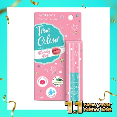 WATSONS Watsons True Colour Blooming Pink Lip Balm 1.7g