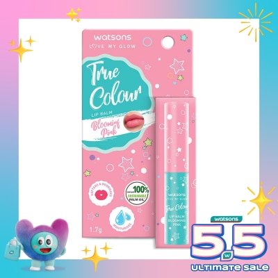 WATSONS - Watsons True Colour Blooming Pink Lip Balm 1.7g