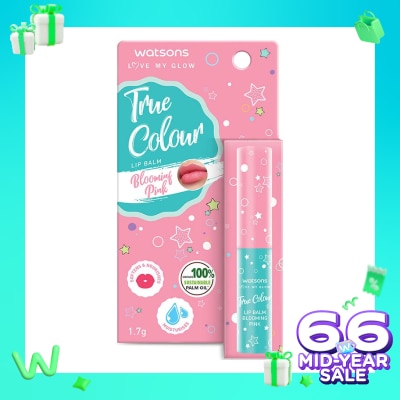 WATSONS Watsons True Colour Blooming Pink Lip Balm 1.7g
