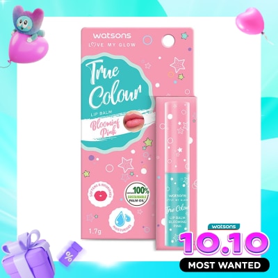 WATSONS COLLECTION Watsons True Colour Blooming Pink Lip Balm 1.7g image