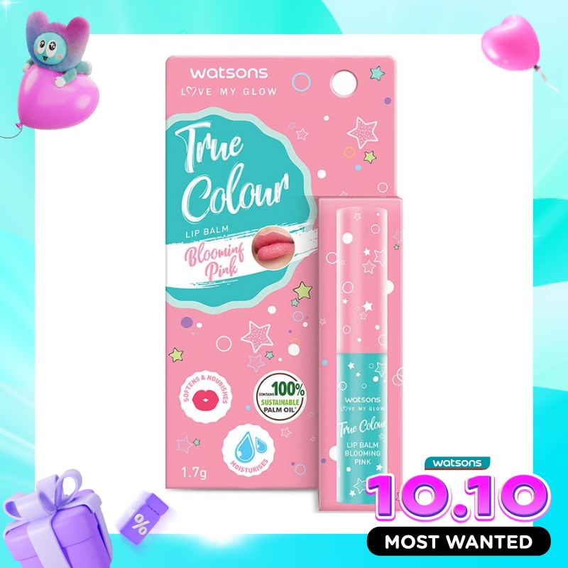 Watsons True Colour Blooming Pink Lip Balm 1.7g image