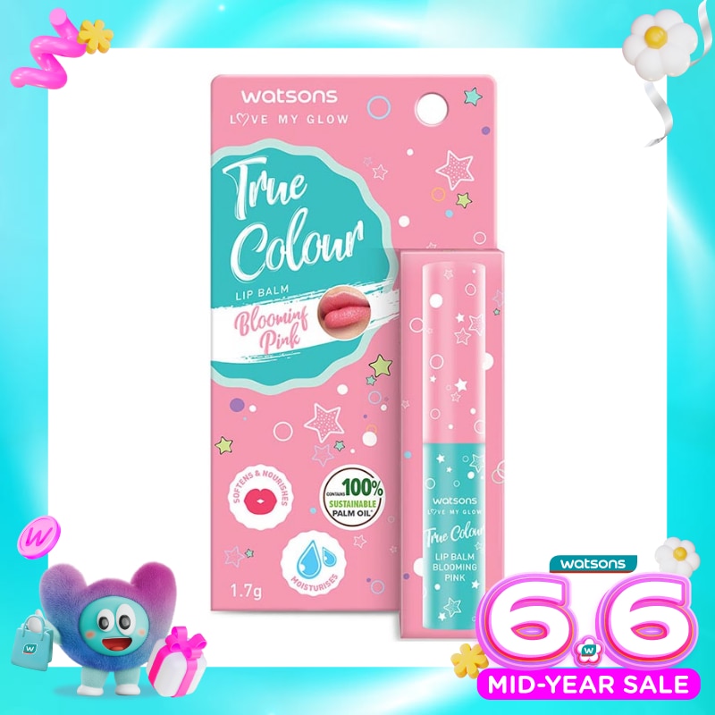 Watsons True Colour Blooming Pink Lip Balm 1.7g