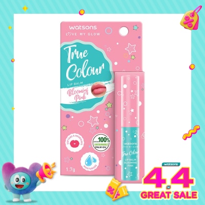WATSONS - Watsons True Colour Blooming Pink Lip Balm 1.7g