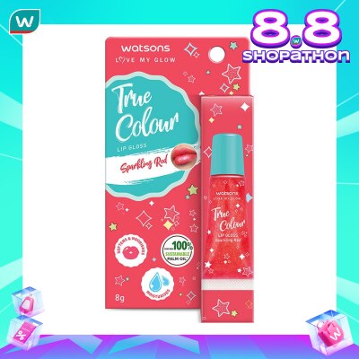 WATSONS Watsons True Colour Sparkling Red Lip Gloss 8g