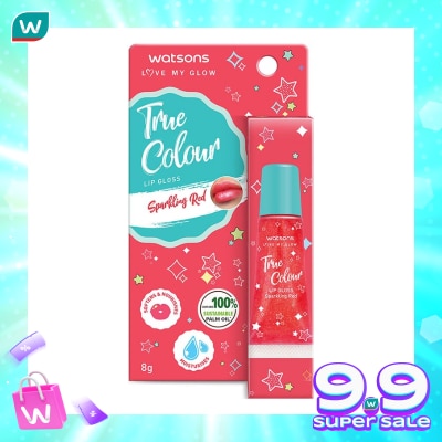 WATSONS Watsons True Colour Sparkling Red Lip Gloss 8g