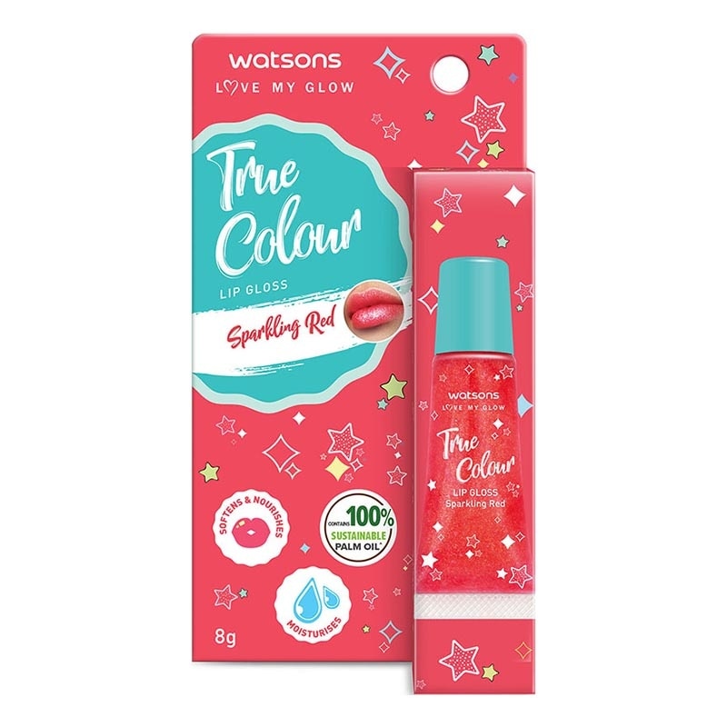 Watsons True Colour Sparkling Red Lip Gloss 8g