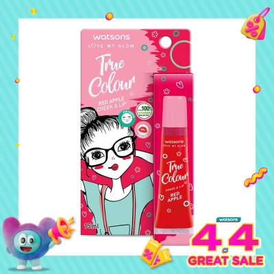 WATSONS - Watsons True Colour Red Apple Cheek & Lip 15ml