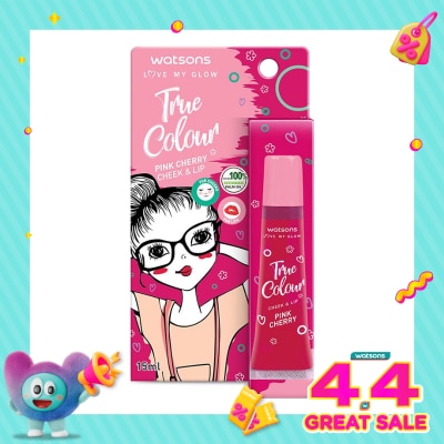 WATSONS - Watsons True Colour Pink Cherry Cheek & Lip 15ml