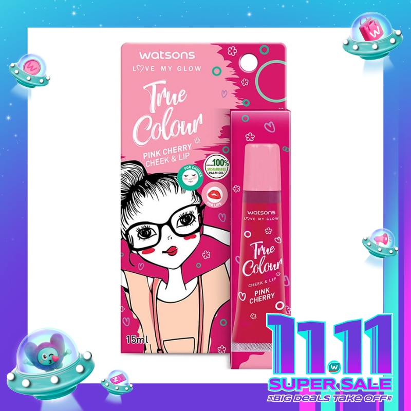 Watsons True Colour Pink Cherry Cheek & Lip 15ml
