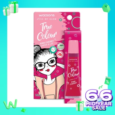 WATSONS Watsons True Colour Pink Cherry Cheek & Lip 15ml