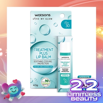 WATSONS Watsons Treatment Plus Lip Balm SPF30 4.5g