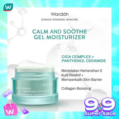 WARDAH Wardah Cica Complex + Panthenol Ceramide Calm & Soothe Gel Moisturizer 30g