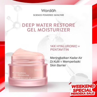 WARDAH Wardah 14x Hyaluron + Pentavitin Deep Water Restore Gel Moisturizer 30g
