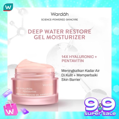 WARDAH Wardah 14x Hyaluron + Pentavitin Deep Water Restore Gel Moisturizer 30g