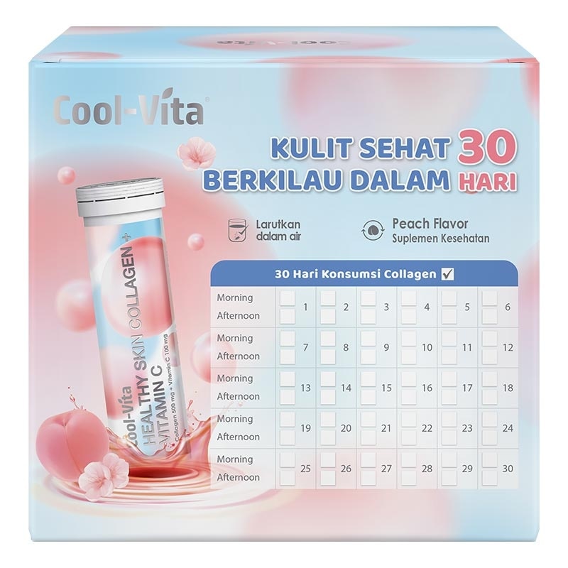 Coolvita Collagen Effervescent 6 Tube (Box)