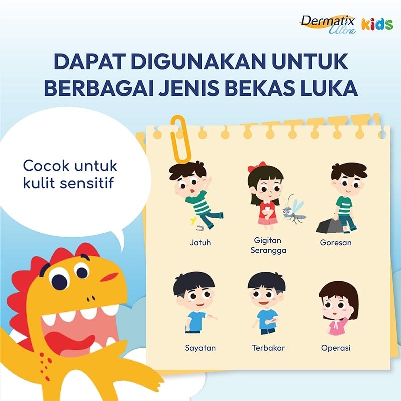 Dermatix Ultra Kids 9g - Merawat dan Memudarkan Bekas Luka Anak