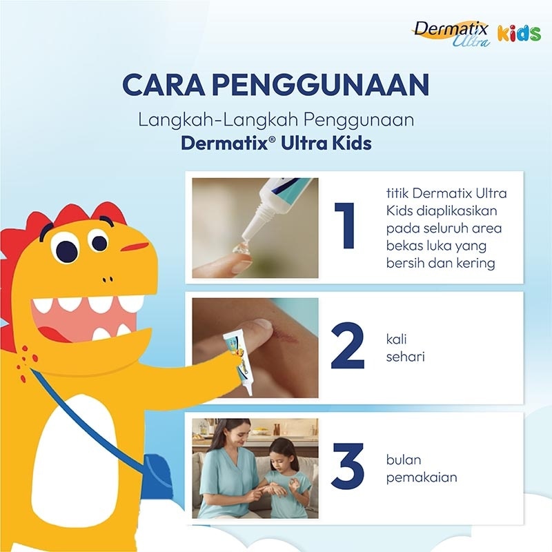 Dermatix Ultra Kids 9g - Merawat dan Memudarkan Bekas Luka Anak