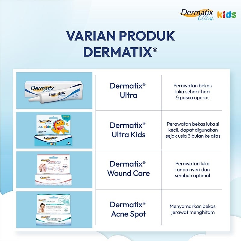 Dermatix Ultra Kids 9g - Merawat dan Memudarkan Bekas Luka Anak