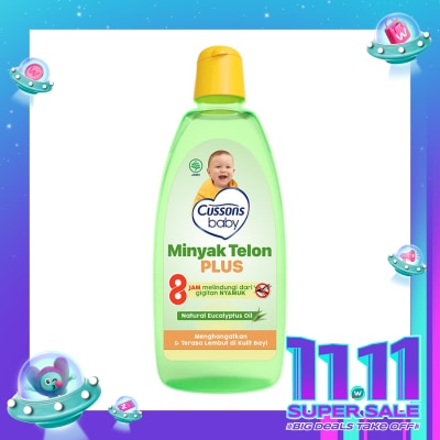 Cussons Cussons Baby Minyak Telon Oil Plus 90ml