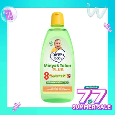 CUSSONS Cussons Baby Minyak Telon Oil Plus 90ml