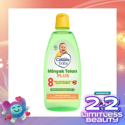 Cussons Cussons Baby Minyak Telon Oil Plus 90ml