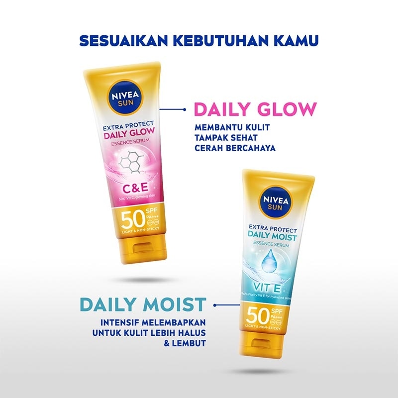 NIVEA SUN Extra Protect Daily Moist Essence Serum SPF50 180ml