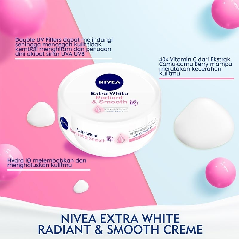 NIVEA Extra Bright Radiant & Smooth Creme 100mL