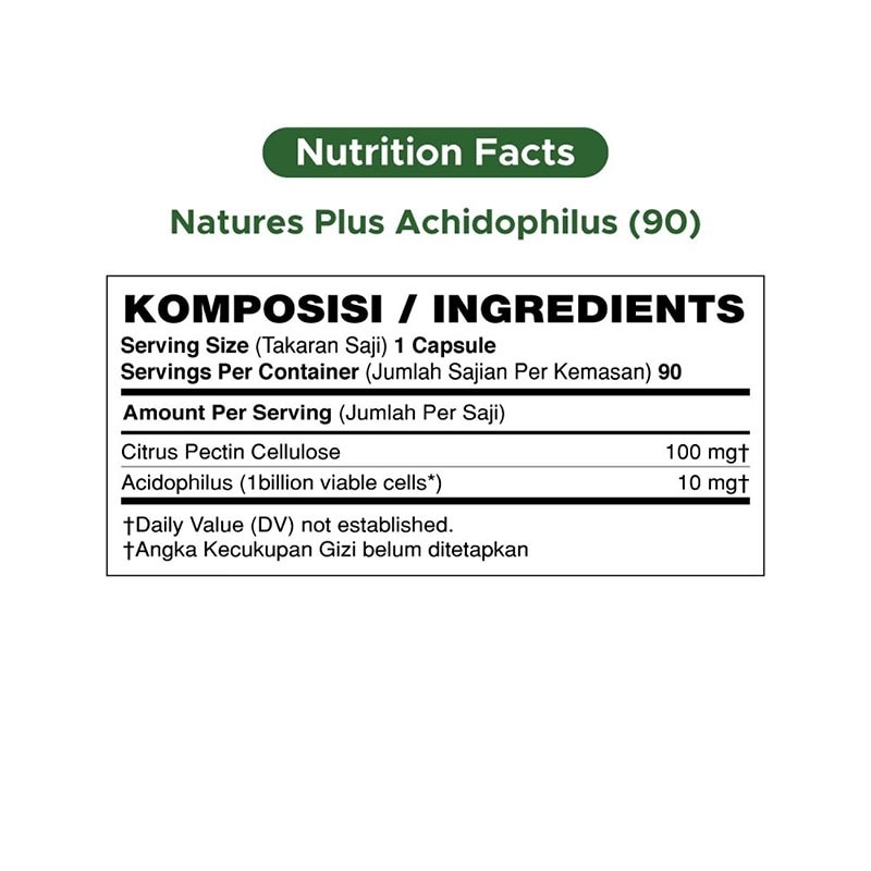 Acidophilus Kapsul 90'S