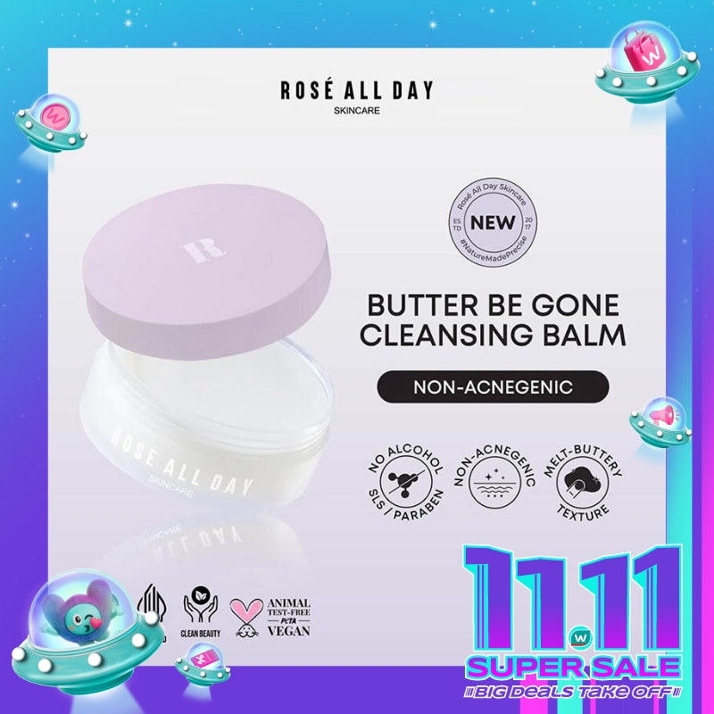 Rose All Day BUTTER BE GONE : Cleansing Balm 100g