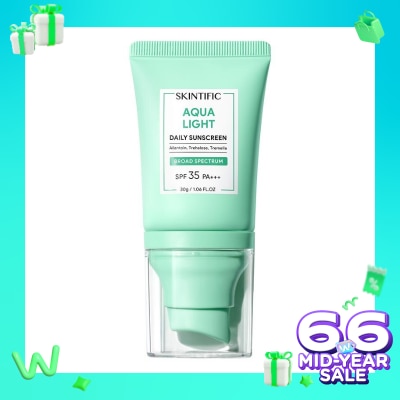SKINTIFIC Skintific Aqua Light Daily Sunscreen SPF 35 PA +++-30g