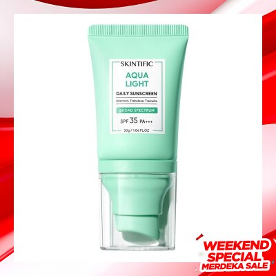 SKINTIFIC Skintific Aqua Light Daily Sunscreen SPF 35 PA +++-30g