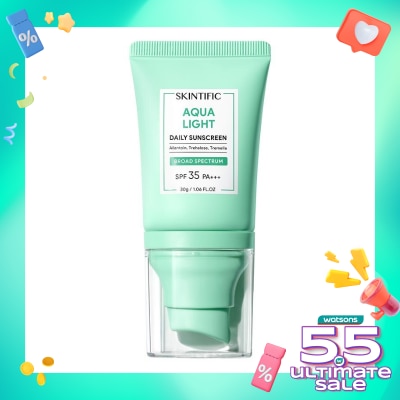SKINTIFIC Skintific Aqua Light Daily Sunscreen SPF 35 PA +++-30g