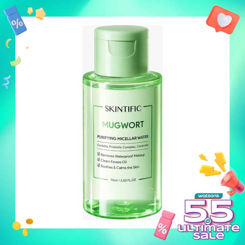 SKINTIFIC MUGWORT PURIFY MCLR WTR 75ML