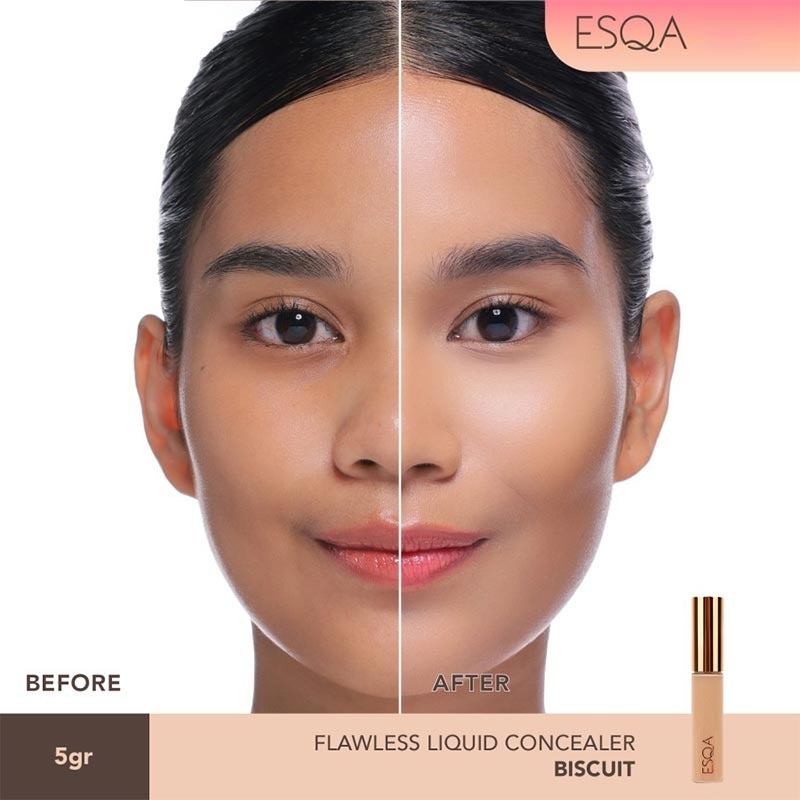 ESQA FLAW LIQ CONCEALER BISCUIT