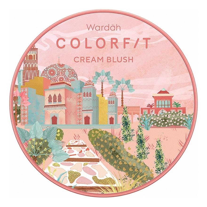 Wardah Colorfit Cream Blush 04 Ethereal Rose 3g