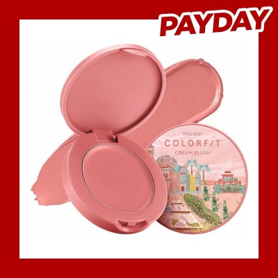 WARDAH Wardah Colorfit Cream Blush 04 Ethereal Rose 3g