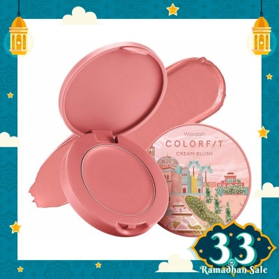 WARDAH Wardah Colorfit Cream Blush 04 Ethereal Rose 3g