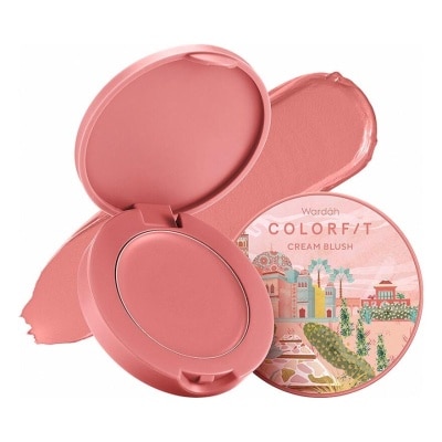 WARDAH Wardah Colorfit Cream Blush 04 Ethereal Rose 3g