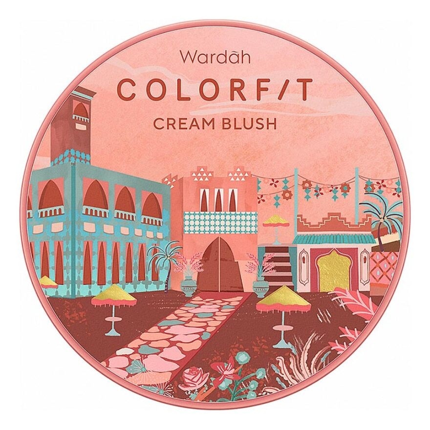 Wardah Colorfit Cream Blush 06 Soulful Brick 3g