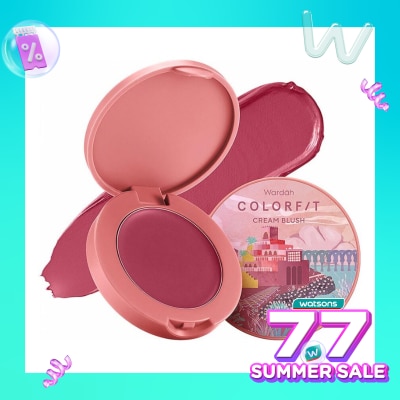 WARDAH Wardah Colorfit Cream Blush 06 Soulful Brick 3g