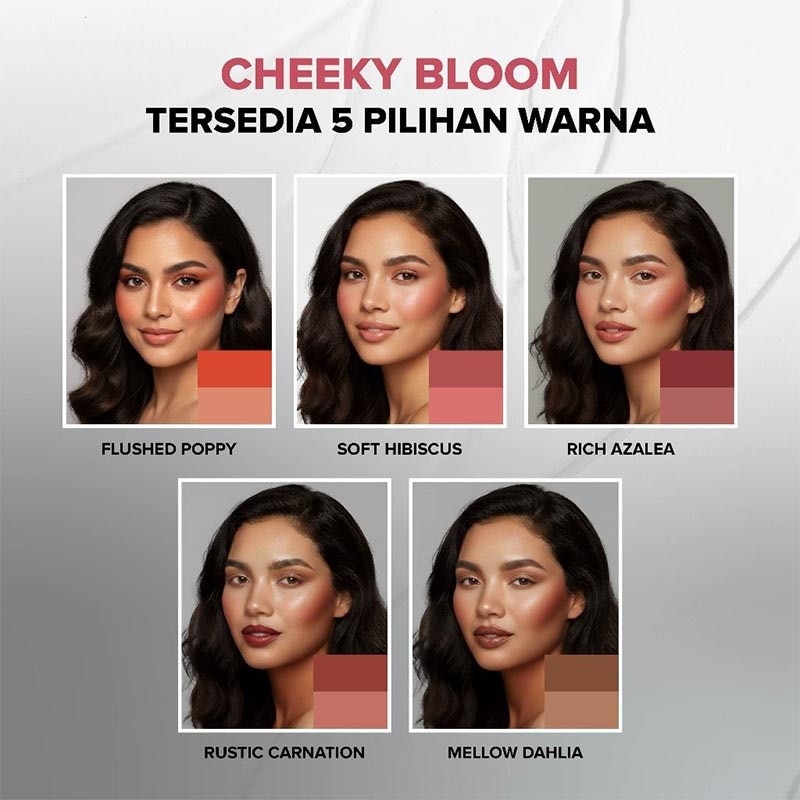 Cheeky Bloom Cream & Powder Blush Duo Soft Hibiscus