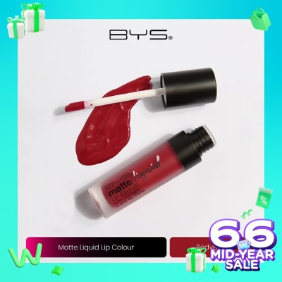 BYS BYS Matte Liquid Lip Colour M05 Red Velvet 5.6ml