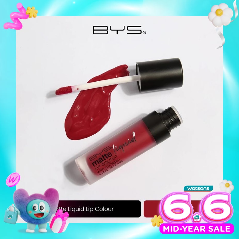 BYS Matte Liquid Lip Colour M05 Red Velvet 5.6ml