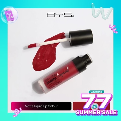 BYS BYS Matte Liquid Lip Colour M05 Red Velvet 5.6ml