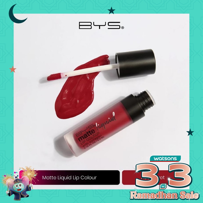 BYS Matte Liquid Lip Colour M05 Red Velvet 5.6ml