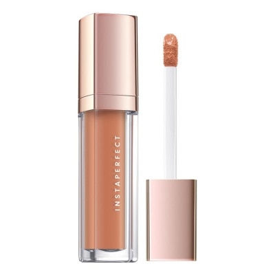 INSTAPERFECT Suede Lip Matte 06 Pecan (MLBB Nude Lip Cream, Cover Blurry, Transfer Resistant)