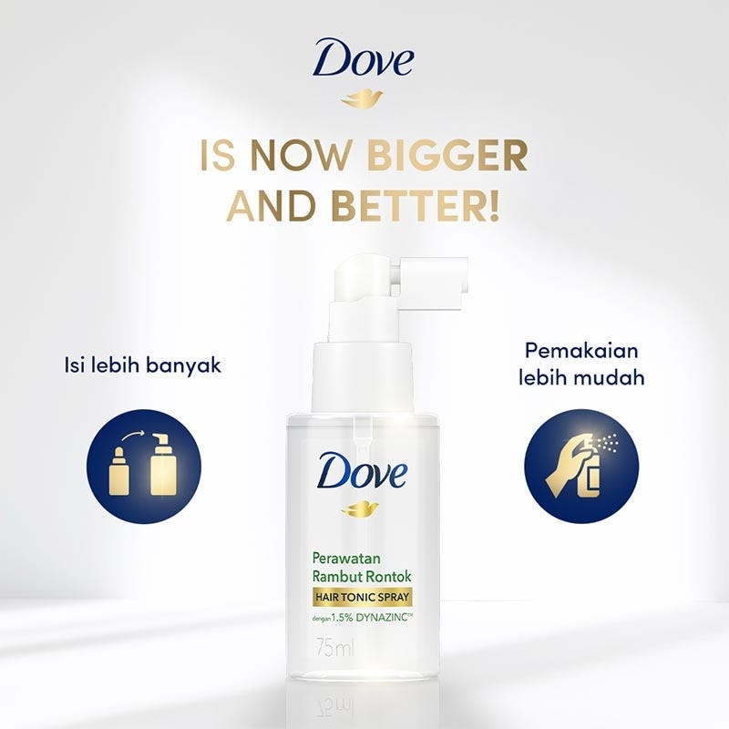 Dove Hair Tonic Spray Perawatan Rambut Rontok 75ml