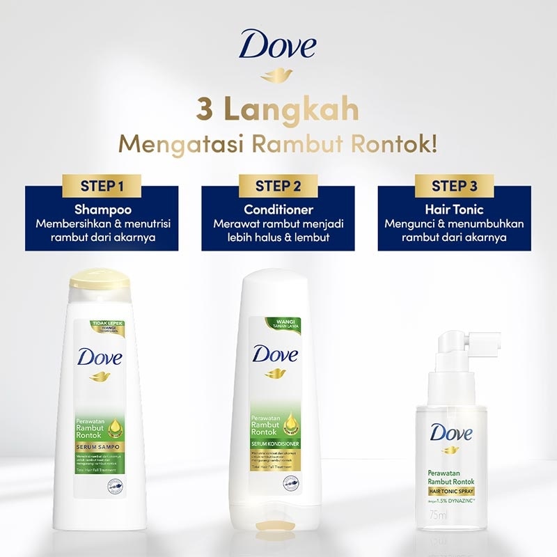 Dove Hair Tonic Spray Perawatan Rambut Rontok 75ml