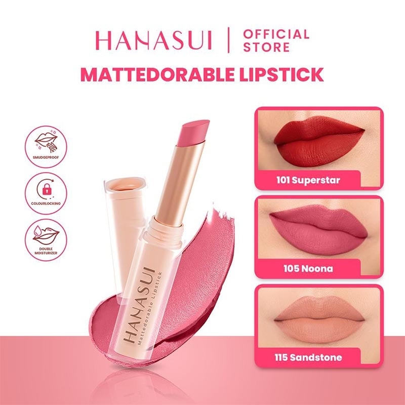 Hanasui Mattedorable Lipstick Noona #105