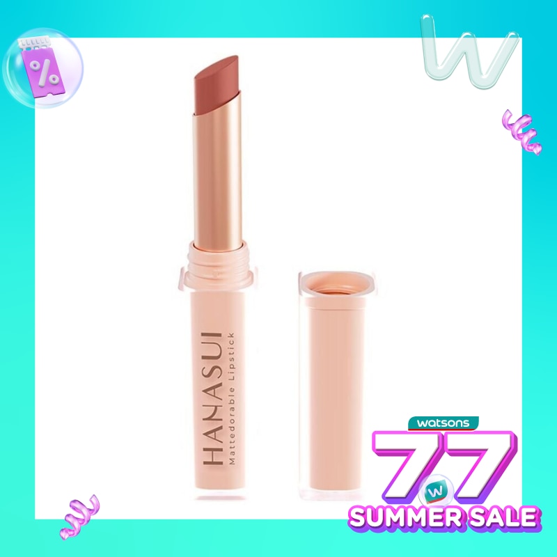 Hanasui Mattedorable Lipstick Peony #111